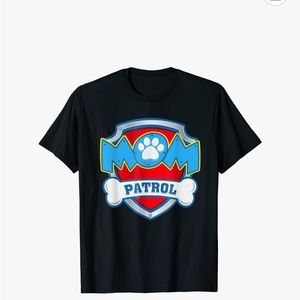 Mom Patrol, Paw Patrol themed birthday tshirt for Mom